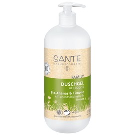 Sante Natural Cosmetics Shower Gel, Organic Pineapple and Lemon 950 ML