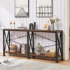 HOMISSUE Long Console Table for Entryway, 70.9" Industrial Sofa Tables