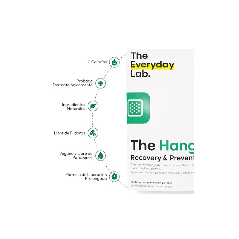 The Everyday Lab Parches Anti Cruda Recovery Vitaminas