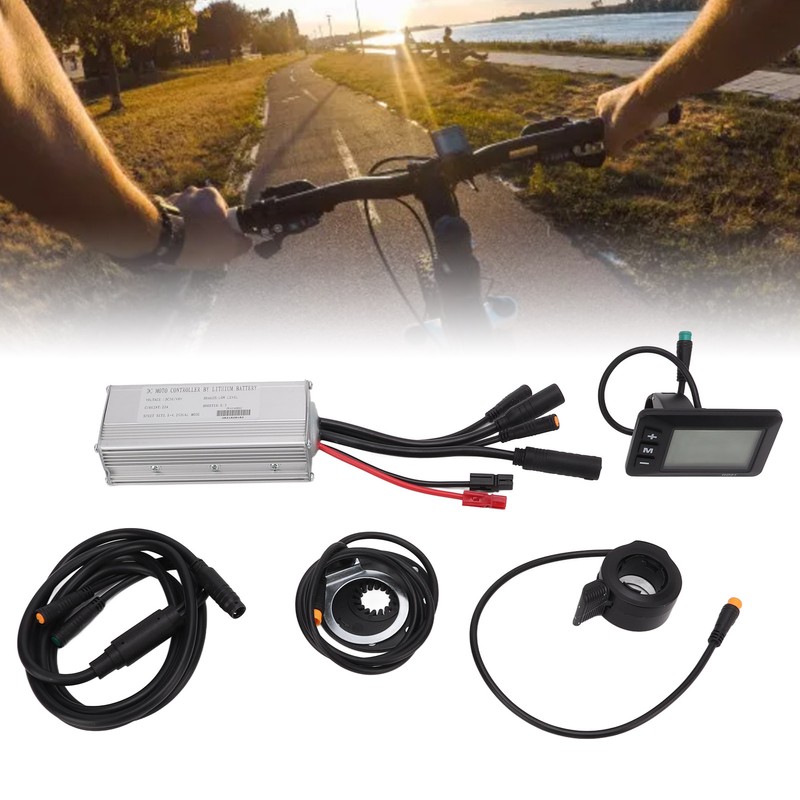 Electric Bike Motor Controller 22A Electric Bicycle Modification Kit with