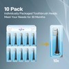 Toothbrush Replacement Heads Compatible with AquaSonic Black Series/Black Series pro/Vibe