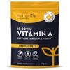 Nutravita Vitamin A 10,000 IU – 365 Vitamin A Tablets