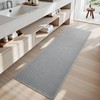 SIXHOME 40 x 100 cm Light Grey Waffle Pattern Bath
