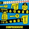 Kitchen Measurement Conversion Chart Magnet - Extra Large Easy to