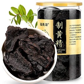 Rhizoma Polygonati Chinese Medicinal Materials Huang Jing 黄精 250g/8.8oz 制黄精 250克 黄精炙黄精片 九蒸九晒 熟黄精茶