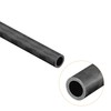 sourcing map Carbon Fibre Round Tube 3K Roll Matte Surface