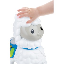 Winfun Push-Along Little Alpaca | 'Feed' Him With The Included Corn Treat To Hear Fun Sounds, Phrases Or Melodies | Suitable For Boys And Girls Ages 12 Months And Up