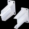 6 Pieces Rear Drawer Track Socket Drawer Track Brackets Large