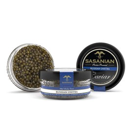 GUARANTEED OVERNIGHT! Fresh Russian Osetra Farmed Sturgeon Caviar - 1 oz