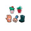 BOWNDY Gardening Shoe Charms for Croc Clog shoes Decoration, Garden
