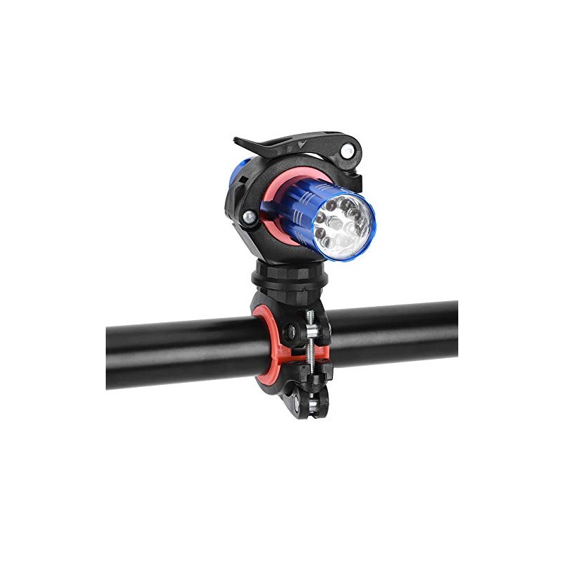 VGEBY 360 Degree Rotatable Bicycle Torch Mount Torch Clip Bike
