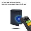VANNANBA Mens Genuine Leather RFID Trifold Wallet With ID Window,