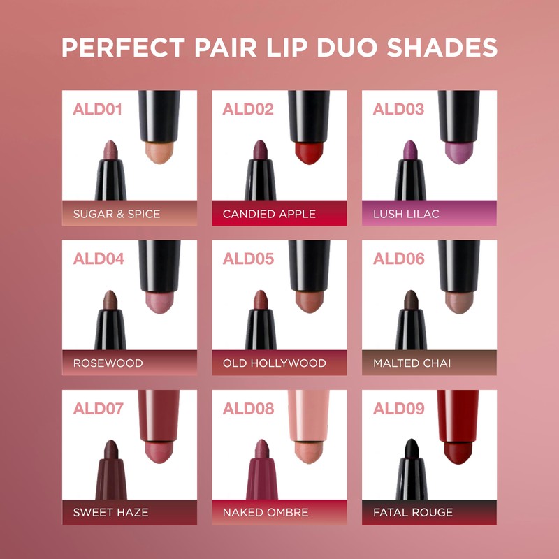 Absolute New York ALD05 Perfect Pair Lip Duo, Fuller and