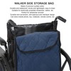 Wheelchair Bag, Waterproof Wheelchair Backpack with Large Capacity and Interlayer