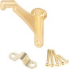 Stone Harbor Hardware Heavy-Duty Handrail Bracket, Satin Brass