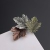 LUOEM Pin Maple Leaf Brooch Jewelry Corsage