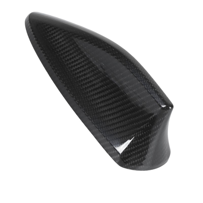 Shark Fin Antenna Cover Black Self Adhesive Carbon Fiber Decoration