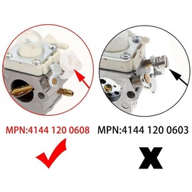Powtol FS56RC Carburetor for Stihl FS 56 RC FS56 KM56RC FS70R FS70 FS70 FS40 FC70 HT56C FC56 KM56 FS50 HT56 Trimmer Weedeater Parts C1M-S267A