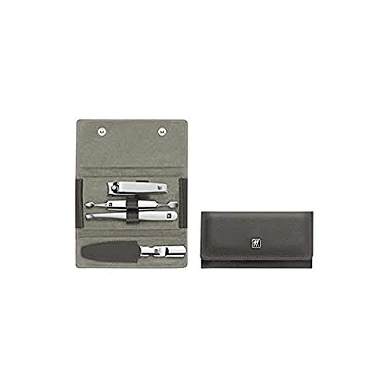 ZWILLING 97697-005-0 4-Piece Manicure Set with Stainless Steel Nail Clippers