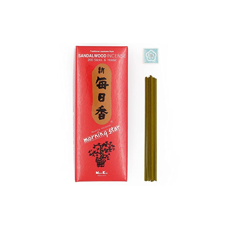 Nippon Kodo Morning Star Sandalwood Japanese Incense - 200 Stick
