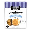 Three Dog Bakery Lick'n Crunch! Golden & Vanilla Sandwich Cookies,