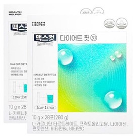 헬스헬퍼 맥스컷 다이어트 핏 3.1 10g x 28포 x 2박스 8주분 Health Helper Max Cut Diet Fit 3.1 10g x 28 Packs x 2 Boxes 8 Weeks Supply