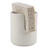 scarlettwares Ceramic Dish Sponge Holder for Kitchen Sink Dishwasher Safe