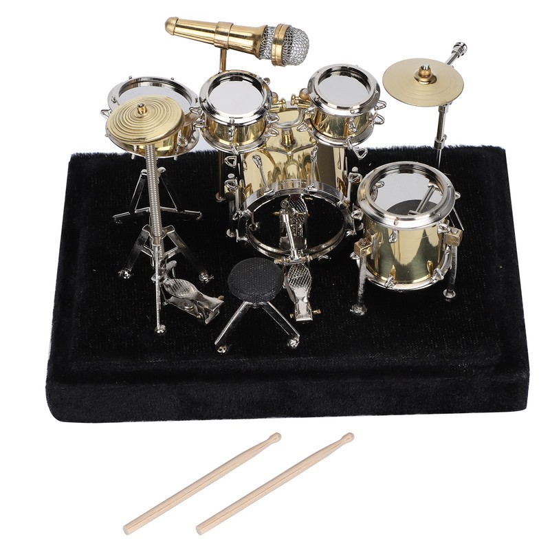Mini Drum Model Home Instrument Ornaments Exquisite Decoration Graduation Day