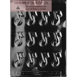 Musical Note Chocolate Candy Mold Music music Notes candy mold With Copywrited Candy Making Instruction