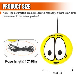 GAOLAOSY 2PCS Garage Parking Aid Ball, Retractable Parking Indicator Stopper, Automotive Stop Assist Solution, Garages Sensor Guide System for Car, SUV, Truck (Big Eyes)