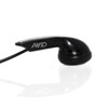 Avid Products AE-1M Disposable Stereo Black School Earbuds with Mic,