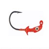 Bass Assassin Jigheads Red 0.11, Red Pumpkin, 1/16-Ounce