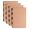 ABCDPP 4 Packs Spiral Notepad A5, A5 Notebook, 100 Pages/50