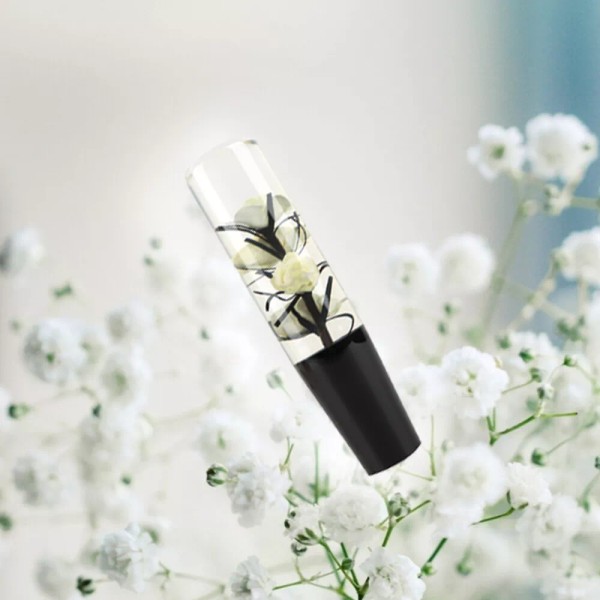 Unbranded JDM 20CM VIP Clear White Real Flowers Manual Gear