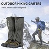 TATACLEA Snow Boot Gaiters,Leg Hiking Gaiters,Shoe Covers,Lightweight and Adjustable,Waterproof, Hiking,