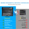MICNAUX Audio Mixer 8 Channel Professional Mixer Console with 320