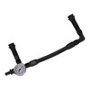 Fuel Line with Pressure Gauge Dual Feed Smooth Fuel Flow
