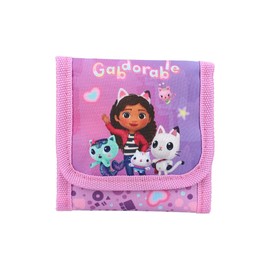 mybagstory - Gabby Girl's Wallet/Purse - Blue - for Children - School - Kindergarten - Daycare - Holiday - 10 cm, Gabby's Dollhouse - Blue/Purple, Enfant