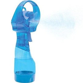 O2COOL Light Blue Portable Misting Fan Handheld Cooling System for Outdoor Use