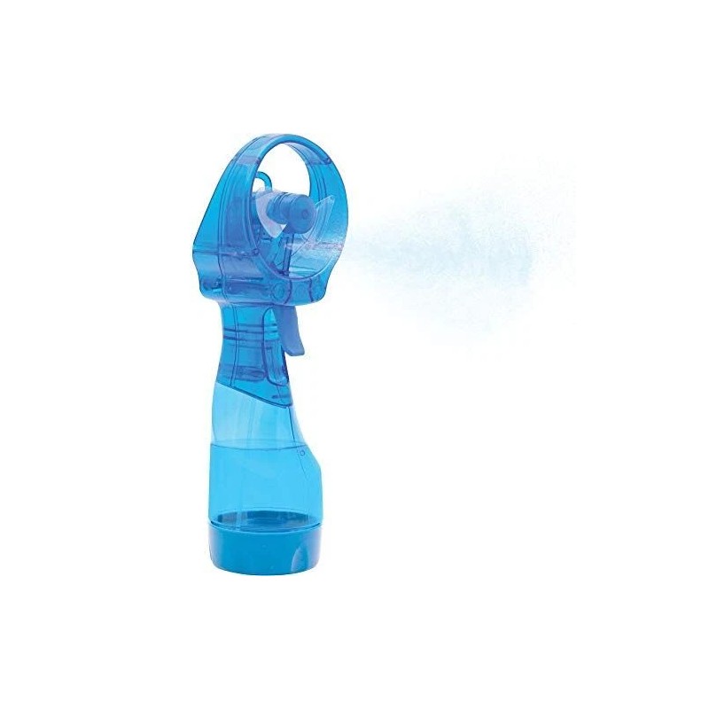 O2COOL Light Blue Portable Misting Fan Handheld Cooling System for