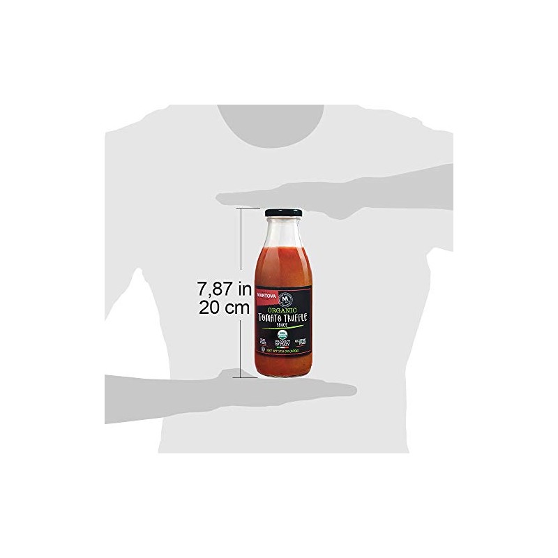 Mantova Artisanal Organic Italian Tomato Truffle Sauce 17.6 oz (Pack