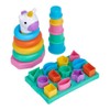 Unicorn Educational Toy My 1St Sorting Stacking Shapes Rings Cups