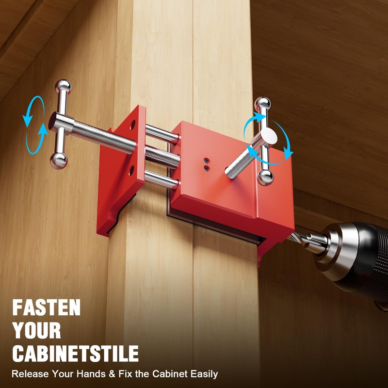 2-Pack Cabinet Clamps for Installing Cabinets, Face Frame Clamps Cabinet