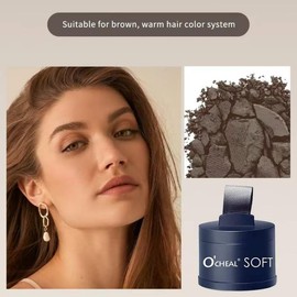 Hairline Powder - Soft & Lightweight Hairline Contouring Powder for Facial Contouring, Ideal for Hairline Shaping Haircare Black:_dark brown