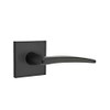 EMTEK Square Rosette Privacy Set with Matching Finish Poseidon Lever