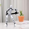 2 Pieces 3D Printed Multi Jointed Movable 13 Articulated Robot