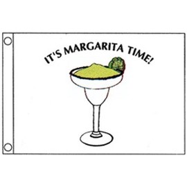 Taylor Made Products Margarita Time Boat Flag (12" x 18") by Taylor Made Products
