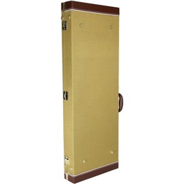 Gearlux Electric Bass Guitar Hard Case - Tweed, Fits Fender Precision/Jazz Bass, and More