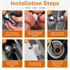 FrigeSwift 5303281153 Dryer Drum Bearing Kit And 134503600 Dryer Drum