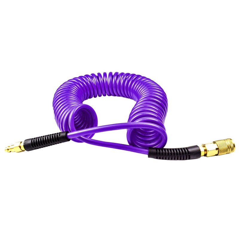 YOTOO Polyurethane Recoil Air Hose, Air Compressor Hose 1/4" Inner